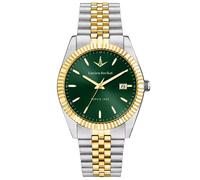 Orologio Uomo Lucien Rochat Bienne Bicolore Verde R0453124006 NUOVO E ORIGINALE