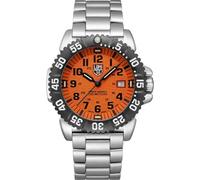 Orologio Uomo Luminox Navy Seal Quarzo Quadrante Arancione Cinturino...