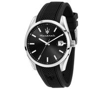 Orologio Uomo Maserati Attrazione Gomma Nero R8851151004 NUOVO E ORIGINALE