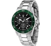 Maserati Orologio Uomo, Cronografo, Analogico, Cinturino in Acciaio, Collezione Competizione - R8873600008