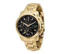 Maserati Orologio Uomo, Collezione SUCCESSO, al Quarzo, Solo tempo, Energia solare, in Acciaio, PVD Oro - R8873645002