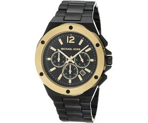 Orologio Uomo MICHAEL KORS LENNOX MK8941 Chrono Bracciale Acciaio Nero