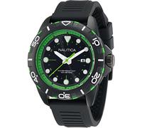 Orologio Uomo NAUTICA NSR NAPNRS402 Silicone Nero Sub 100mt