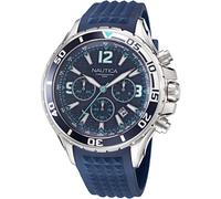 Orologio Uomo NAUTICA NST NAPNSS214 Chrono Silicone Blu Sub 100mt