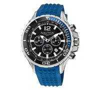 Orologio Uomo NAUTICA NST NAPNSTF05 Chrono Silicone Blu Sub 100mt