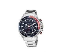 Orologio Nautica Uomo NST NAPNSTF13 Acciaio Cronografo + Data Quadrante Blu