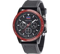 Orologio Uomo NAUTICA ONE ECO NAPNOF3S8 Chrono Silicone Nero Rosso Sub 100mt