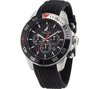 Orologio Uomo NAUTICA ONE NAPNOS301 Chrono Silicone Nero Sub 100mt