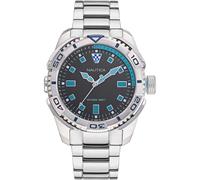 Orologio Uomo NAUTICA TARPOON DIVE NAPTDS005 Bracciale Acciaio Blu Sub 200mt