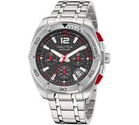 Orologio Uomo NAUTICA TIN CAN BAY NAPTCF206 Chrono Acciaio Nero Sub 100mt