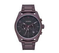Nixon Orologio unisex al quarzo con quadrante nero display analogico al quarzo in acciaio inox a3662172 00