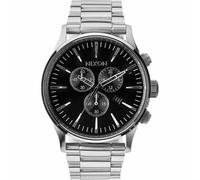 Orologio Uomo Nixon Sentry Chrono Argentato