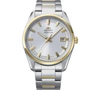 Orologio Uomo Orient Stretto Automatico Quadrante Bianco Cinturino Acciaio RA...