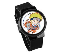 Orologio Uomo,Orologio A LED Touch Screen Ninja Huo Ying Anime Che Circondano La Cintura A Mano Impermeabile Luminosa Di Personalità Della Moda Elettronica