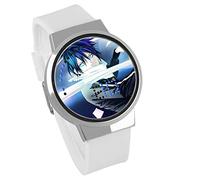 Orologio Uomo,Personalità Moda Touchscreen Led Orologio Yeliang Dio Anime Periferico Impermeabile Orologio Elettronico Luminoso Regalo Creativo Cornice D'Argento Leucorrea