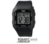 Q&Q Orologio analogico per unisex - adulti al quarzo cinese con cinturino in silicone M158J002Y