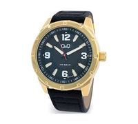 Q&Q Orologio Analogico-Digitale Automatico Uomo con Cinturino in Pelle Sintetica S7227654