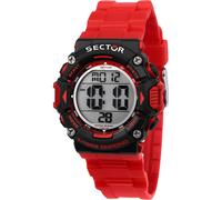 Orologio Uomo SECTOR EX-32 R3251544002 Silicone Rosso Chrono Alarm Dual Time