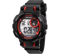 Orologio Uomo SECTOR EX-36 R3251283001 Silicone Nero Chrono Alarm Dual Time