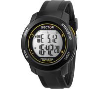 Orologio Uomo SECTOR EX-37 R3251284001 Silicone Nero Chrono Alarm Contapassi