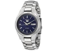 Orologio Uomo Seiko 5 Automatico Quadrante Blu Bracciale Acciaio 37mm SNK603K1