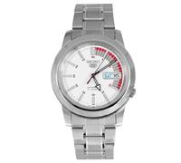 Orologio Uomo Seiko 5 SNKK25K1 Automatico 21 Jewels Quadrante Bianco 38mm...