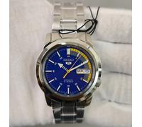 Orologio Uomo Seiko 5 SNKK27K1 Automatico 21 Jewels Quadrante Blu 37mm...
