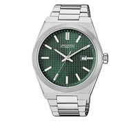 Orologio uomo solo tempo Vagary by Citizen Timeless fondo verde IB9-212-41