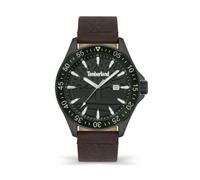 Orologio Uomo Timberland TDWGB9001603 Quadrante Verde Cinturino Pelle Marrone