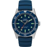 Orologio Uomo TIMEX DEEP WATER REEF TW2W74600 Silicone Blu Sub 200mt