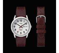 Orologio Uomo Timex Easy Reader 35mm T20041 - Day-Date Quadrante Bianco Pelle...