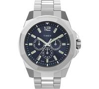 Orologio Uomo TIMEX ESSEX TW2V43300 Multifunzione Bracciale Acciaio Blu