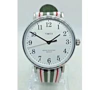 OROLOGIO UOMO TIMEX FAIRFIELD VILLAGE LUCE INDIGLO,CASSA 37mm, CINTURINO TESSUTO