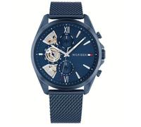 Orologio Uomo Tommy Hilfiger Baker 1710648 Maglia Milano Blu Scheletrato