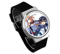 Orologio Uomo,Touch Screen Led Guardare Anime Intorno Alla Spada Dio Dominio Impermeabile Orologio Elettronico Luminoso Regalo Di Compleanno Creativo B