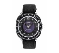 TOUS Orologio analogico in acciaio IPG con bracciale elastico collezione Osier (nero) Ref. 3000138200, Nero , Casual