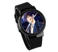Orologio Uomo,Trend Touch Screen Led Orologio Selvaggio Buon Dio Anime Circostante Impermeabile Orologio Elettronico Luminoso Regalo Creativo Cintura Nera Telaio Pistola