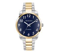 Orologio Uomo Trussardi Automatico T-City R2423154001 Acciaio Bicolore + Blu