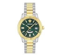Versace Orologio da uomo analogico al quarzo svizzero con cinturino in acciaio inox VE0U00225