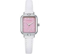 Orologio VICEROY Bambina 401330-75 Acciaio Quadrato Sfera Rosa Guinzaglio Bianca