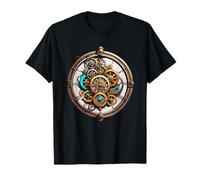 Orologio Vintage Steampunk Ingranaggi Steampunk Maglietta