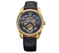 Orologio Winner AD-23714 - Nero / Oro