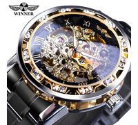 Orologio Winner BE-14434 - Nero