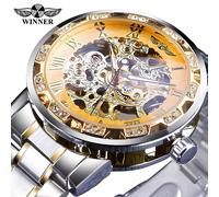 Orologio Winner BE-14438 - Argento / Oro