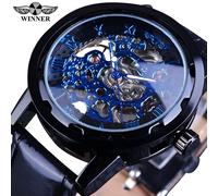 Orologio Winner RE-14450 - Nero / Blu