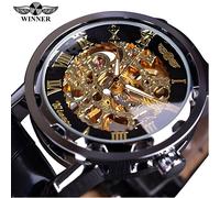 Orologio Winner RE-14456 - Nero / Oro