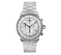 Orologio Zeppelin 100 Jahre Quarzo Cronografo Z7680MB1 Quadrante Bianco da Uomo