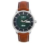 Orologio Zeppelin Atlantic Automatico Elegante Z84664 Quadrante Verde da Uomo