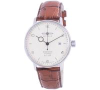Zeppelin LZ 129 Hindenburg Quadrante Beige Pelle Automatico 80625 Orologio Uomo