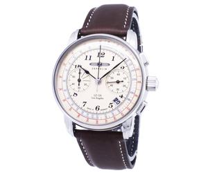 Orologio Zeppelin LZ126 al Quarzo Cronografo Z76145 Quadrante Beige da Uomo